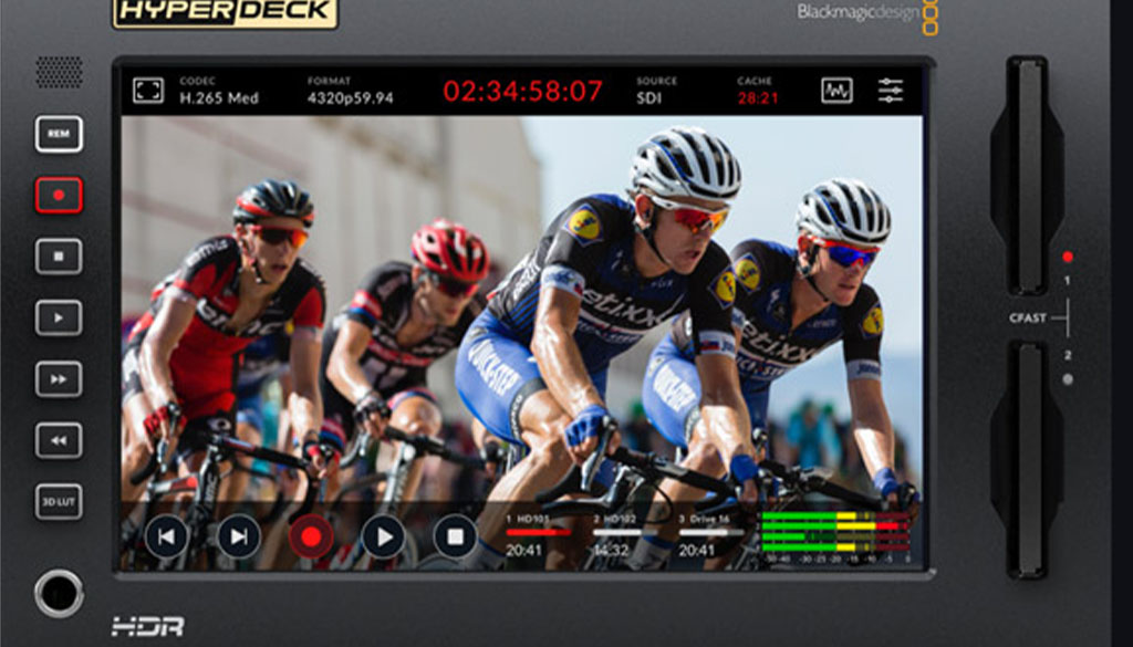 HyperDeck Extreme 8K HDR per acquisizione video