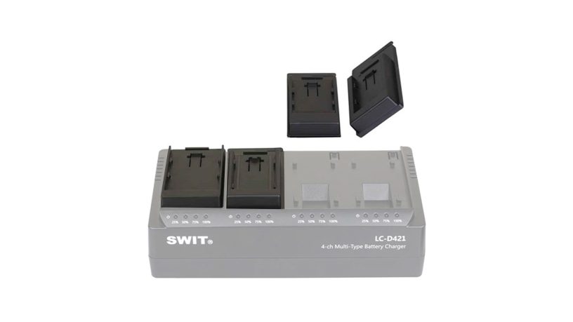 Piastra di ricarica Swit KA-C10I per caricabatterie (batterie JVC SSL-JVC50 e SWIT S-8i50 / S-8i75)