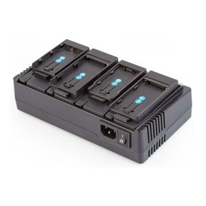 Caricabatterie Swit LC-D421V per 4 batterie DV di vario tipo per batterie JVC