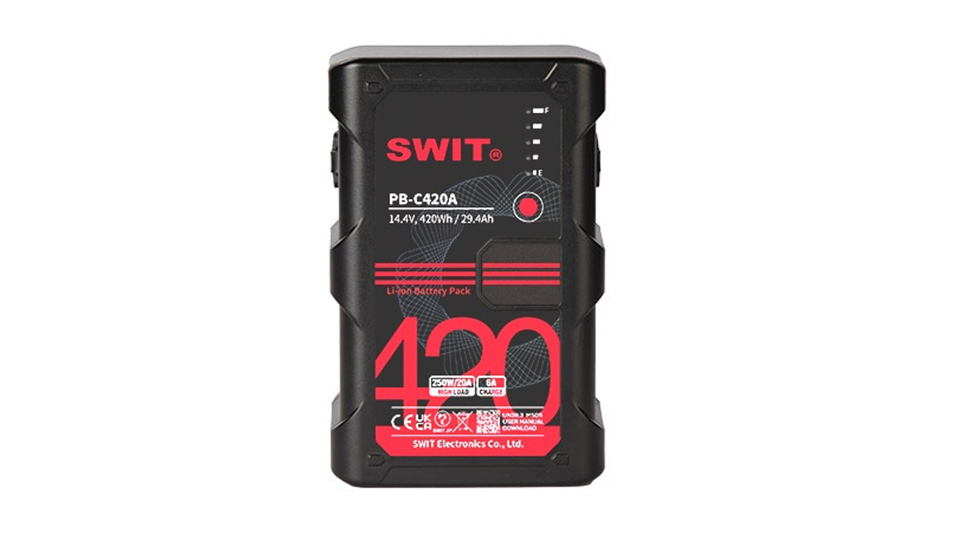 Batteria ad alta capacità Swit PB-C420A Gold Mount 420Wh
