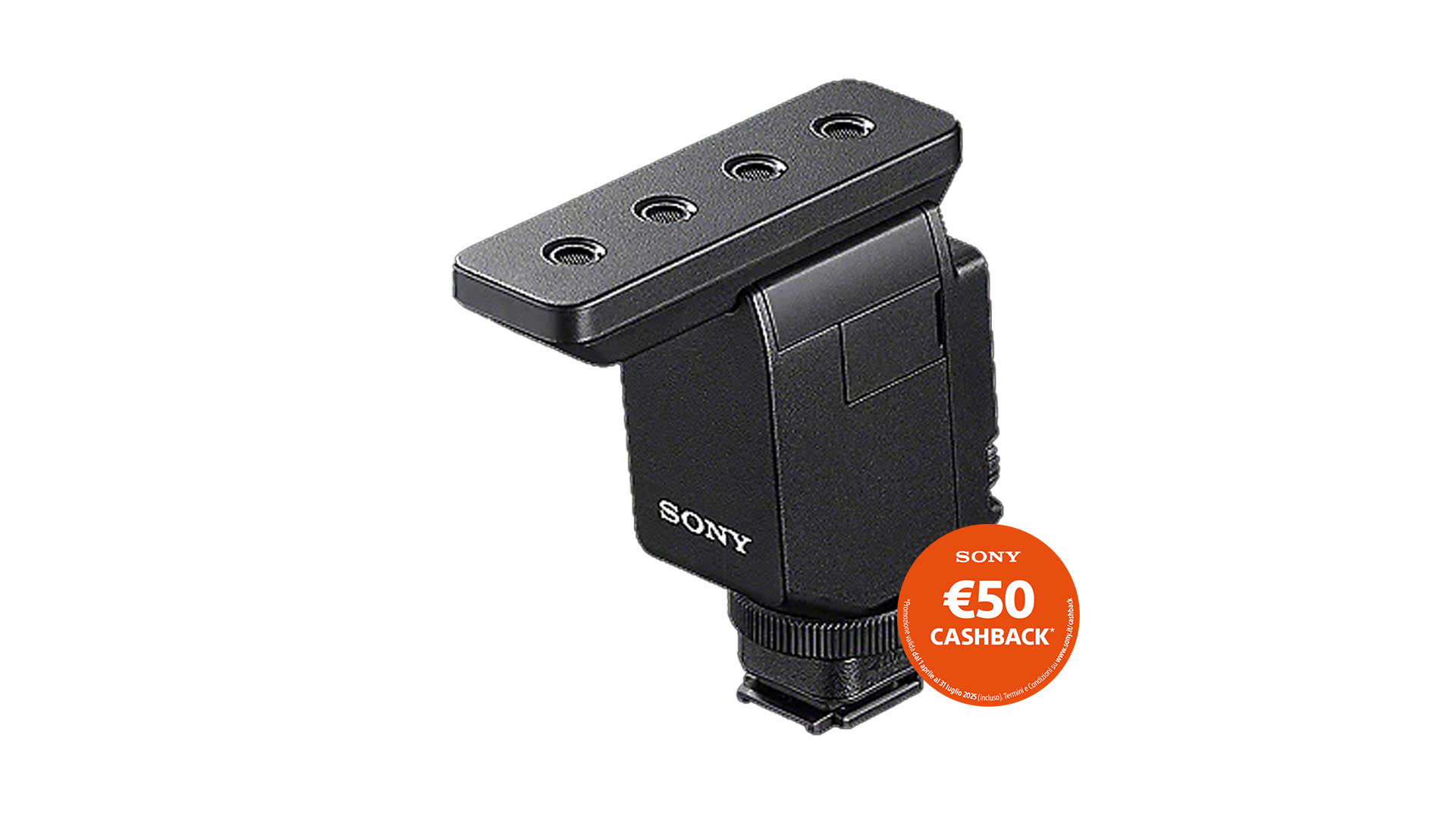 Microfono compatto Sony shotgun digitale on-camera