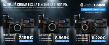 Promo Canon EOS R5 C / C80 / C400 + Zanus Paulinho + Zanus Robostick ITA