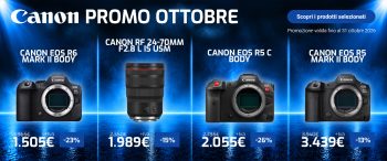 Canon promo Ottobre ITA
