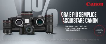 Canon Tasso Zero Luglio Dicembre 2026 1440 x 600