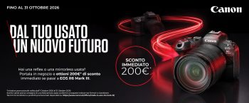 Promo Canon EOS R6 Mark III ITA