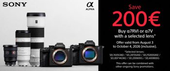 Sony bundle α7RVI / α7V + obiettivo selezionato 1440x600 ENG