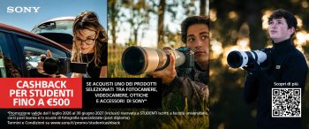 Sony Student Cashback ITA 1440 x 600