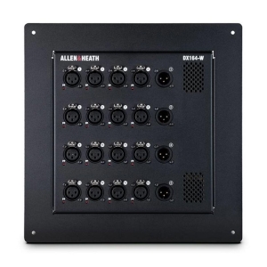 Espansore audio Allen & Heath DX164W 16x4 I/O montabile a parete per mixer SQ, AHM, Avantis e dLive