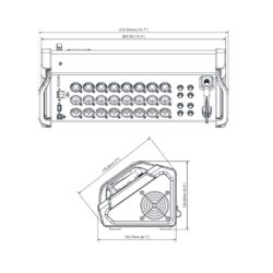 Mixer audio digitale Allen & Heath CQ-20B a 20 canali con WiFi