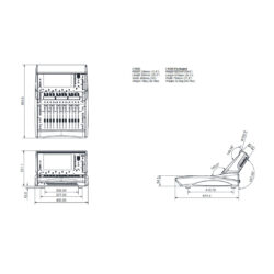 Mixer audio digitale Allen & Heath dLive-DLC15 a 128 canali - 12 fader