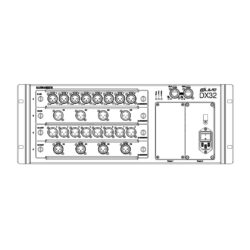 Espansore audio Allen & Heath dLive-DX32 4x8 canali per mixer SQ, AHM-64, Avantis e dLive