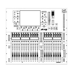 Mixer audio digitale Allen & Heath dLive-S3000 a 128 canali - 20 fader