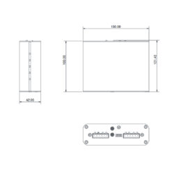 Interfaccia di ingresso Allen & Heath DT22 2x2 I/O Dante