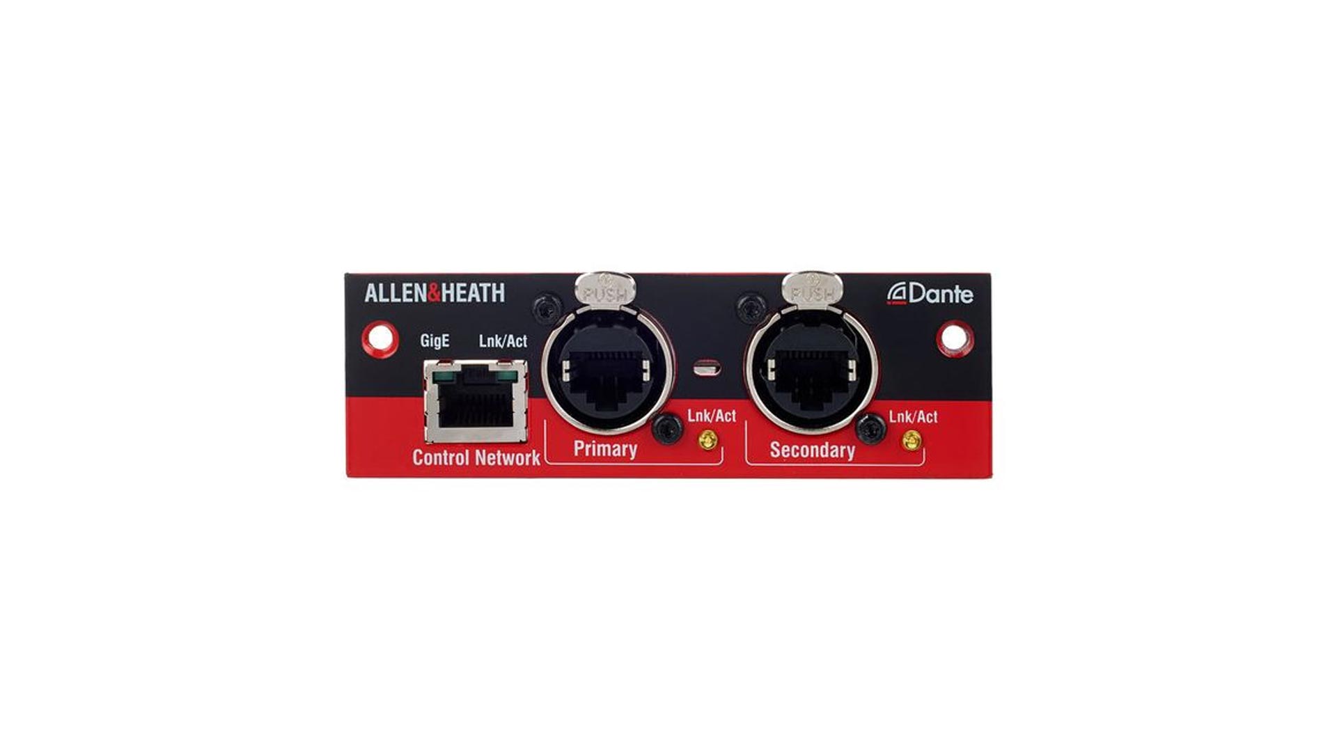 Scheda Allen & Heath M-Dante 64×64 canali per dLive
