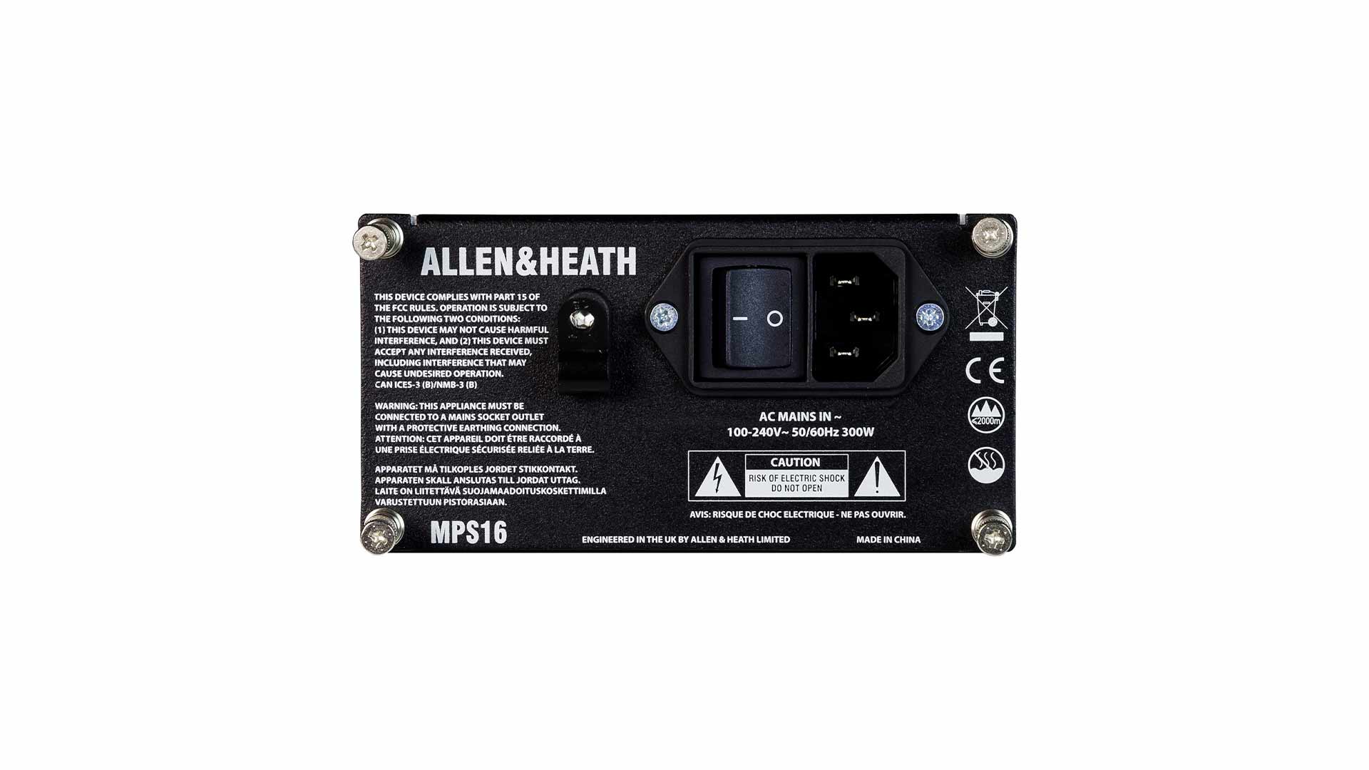 Alimentatore Hot Swap Allen & Heath MPS-16 per sistemi dLive S