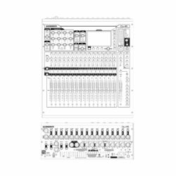 Mixer audio digitale Allen & Heath QU-16 a 30 canali - 17 fader