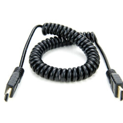 Cavo a spirale da FULL HDMI a FULL HDMI da 50 cm per monitor
