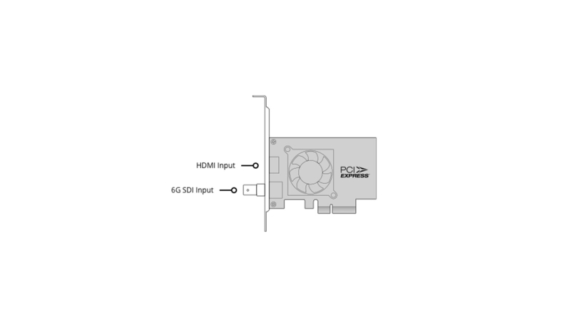 DeckLink Mini Recorder 4K Blackmagic - scheda di acquisizione con slot PCIe SDI 6G