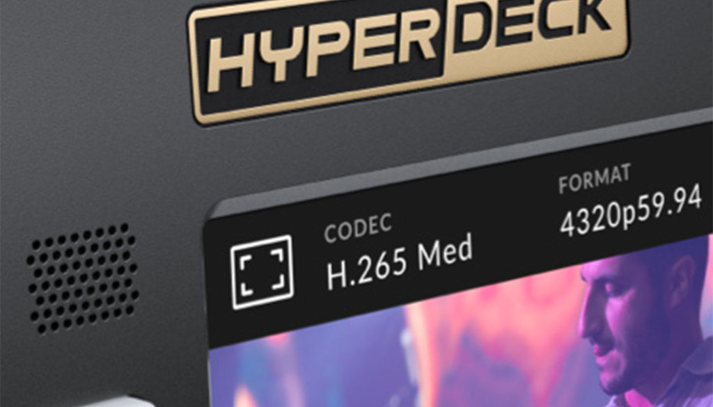 HyperDeck Extreme 8K HDR per acquisizione video