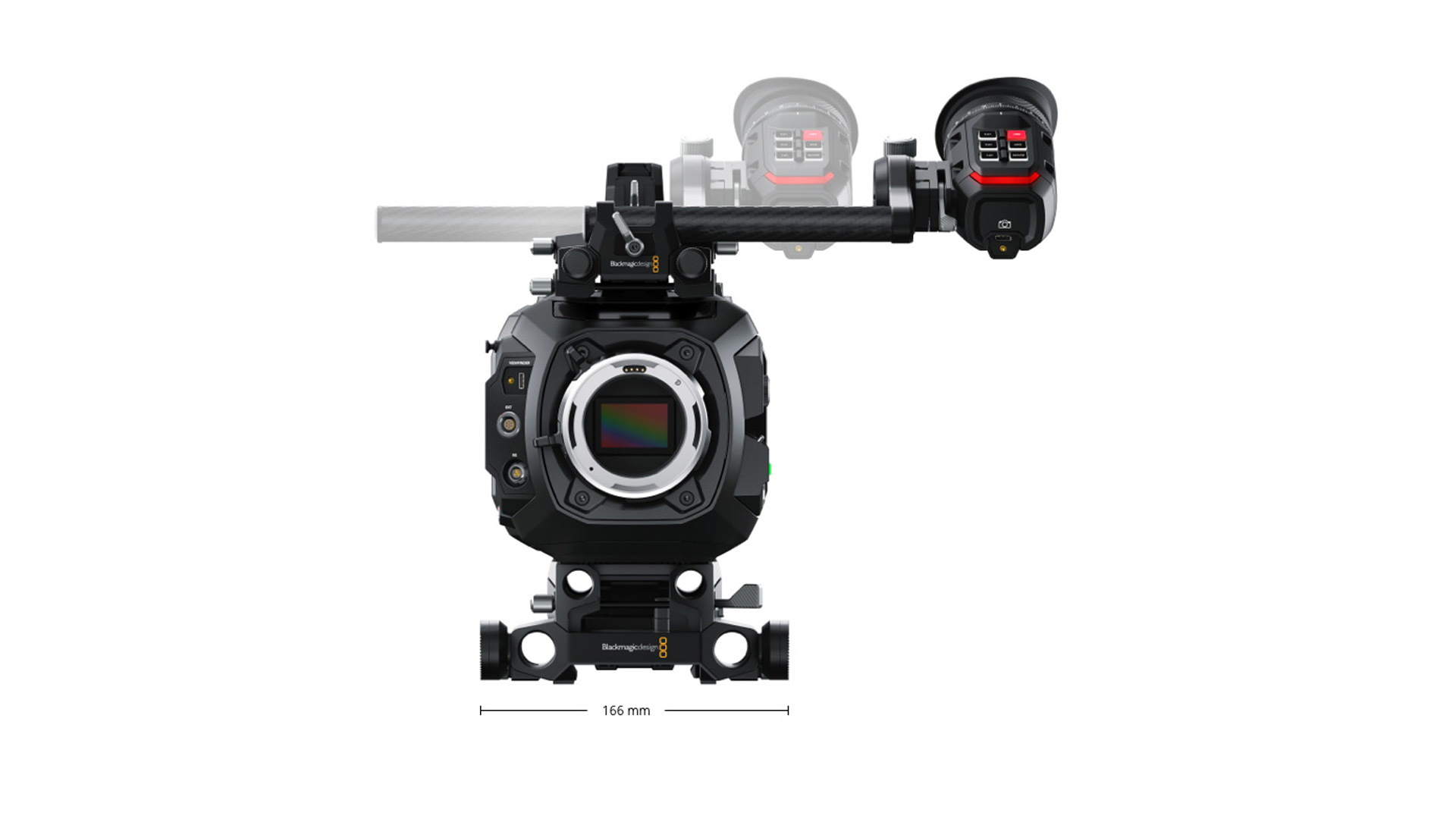 Blackmagic URSA Cine 12K LF con EVF Viewfinder - Videocamera Full Frame con Kit di montaggio EVF 2
