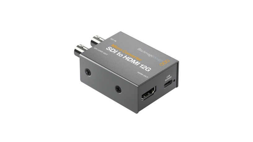 Blackmagic Design Micro Convertitore da SDI a HDMI 12G con alimentatore