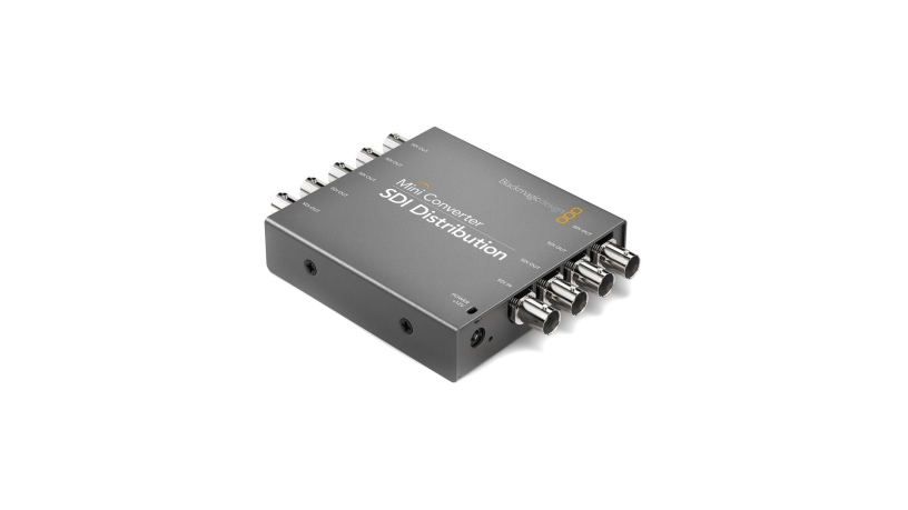 CONVMSDIDA_BLACKMAGIC_Mini Convertitore SDI Distribution distributore e amplificatore di segnali SD-SDI, HD-SDI, 3G-SDI