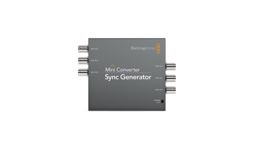 CONVMSYNC_BLACKMAGIC_Mini Convertitore Sync Generator - generatore di sincronizzazione con 6 uscite video