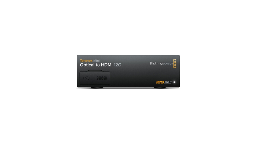 CONVNTRM/MA/OPTH_BLACKMAGIC_Teranex Mini convertitore da fibra ottica a HDMI 12G per broadcast e produzione live