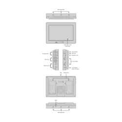 HYPERD/AVIDA03/7_BLACKMAGIC_Blackmagic Video Assist 7 3G monitor e registratore con visualizzatore di segnale