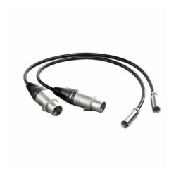 Set 2 cavi audio da XLR a XLR mini per Blackmagic Video Assist 4K