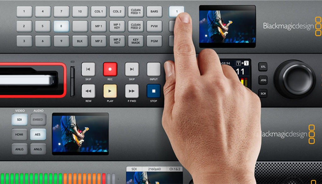 Blackmagic ATEM 4 M/E Broadcast Studio 4K – switcher per produzione live