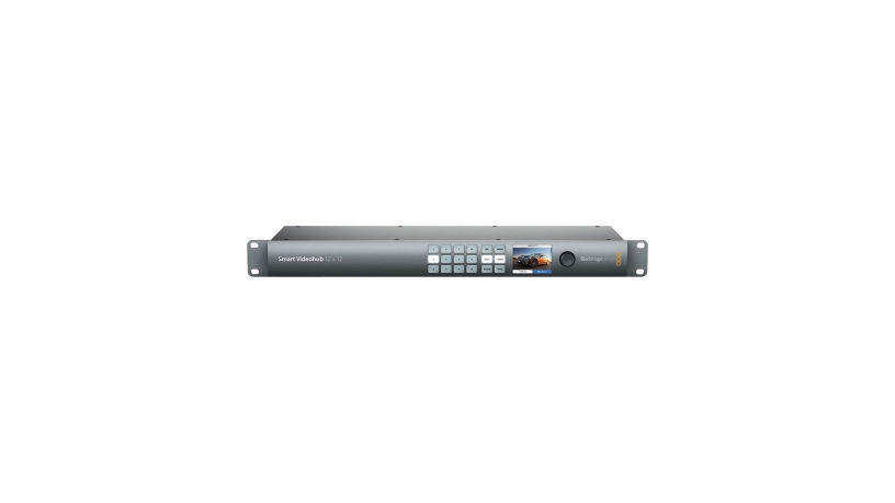 Blackmagic Smart Videohub 12x12 router multiformato SD, HD e Ultra HD