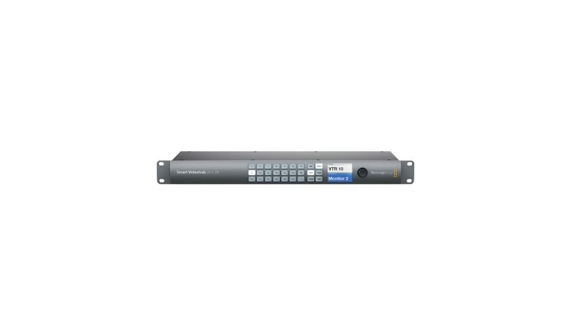 Blackmagic Smart Videohub 20x20 router avanzato multiformato SD, HD e Ultra HD