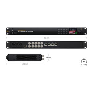 Blackmagic 2110 IP Converter 4x12G PWR - convertitore video