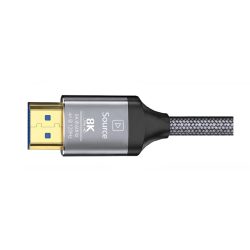BrowdyTech A325 Cable HDMI de fibra óptica de 10 m Gris