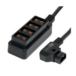 BrowdyTech Splitter D-Tap a spirale da 1 a 4 porte D-Tap femmina 4