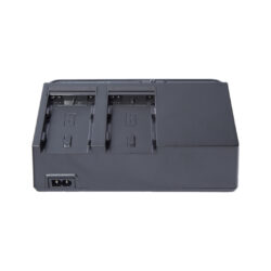BRD_BCU2_Caricabatterie doppio per batterie Sony tipo BP-U30/U60/U65/U90 con cavo e adattatore per auto