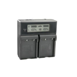 BRD_BCX-1_BrowdyTech_Caricabatterie doppio BCX-1 compatibile con batterie OM SYSTEM BLX-1