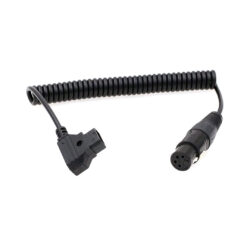 BRD_CABLEDTAPXLR_BrowdyTech_Cavo di alimentazione da D-tap a XLR per telecamere Sony, Panasonic e Blackmagic