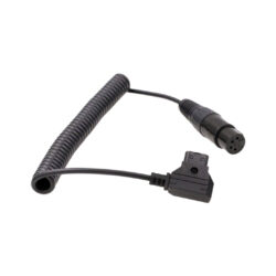 BRD_CABLEDTAPXLR_BrowdyTech_Cavo di alimentazione da D-tap a XLR per telecamere Sony, Panasonic e Blackmagic