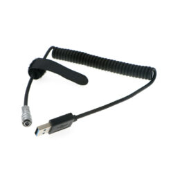 BRD_CABLE_USB-BMP-2PF_BrowdyTech_Cavo di alimentazione da USB a LEMO 2 pin femmina per Blackmagic 4K-6K-6K Pro Pocket Cinema Camera