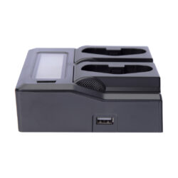 BRD_DCLCDLP_Caricabatterie doppio per batterie Canon LP-E4/LP-E19