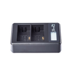 BRD_LCD2CH_Caricabatterie doppio per batterie Canon LP-E6
