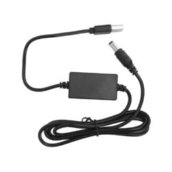 BRD_NPF550_BrowdyTech_Batteria falsa di tipo NP-F550 con cavo di alimentazione da USB a DC