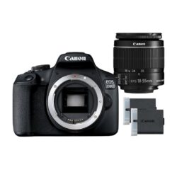 Canon EOS 2000D CMOS 24.1MP Full HD Kamera Kit + EF-S 18-55mm f / 3.5-5.6 IS II Objektiv + Akku