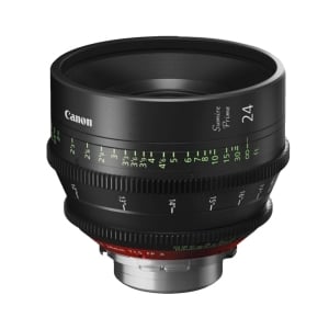 Canon CN-E 24mm T1.5 Sumire con attacco PL - obiettivo con scala metrica in metri