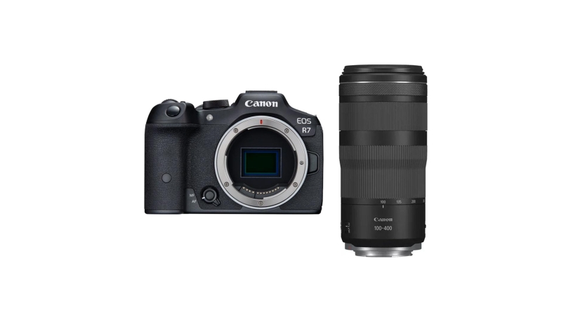 Canon EOS R7 con obiettivo RF 100-400mm F5.6-8 IS USM