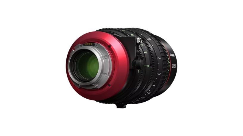 Canon CN-E20-50mm T2.4 L FP con attacco PL - obiettivo Cine con scala metrica in metri