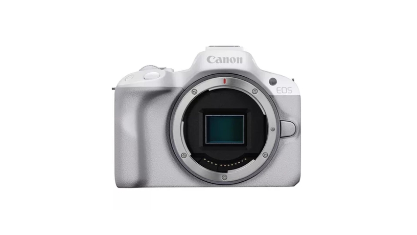 Canon EOS R50 Bianco con obiettivo RF-S 18-45mm IS STM - corpo bianco