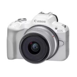 5812C013_Canon_Canon EOS R50 Bianco con obiettivo RF-S 18-45mm IS STM - corpo bianco
